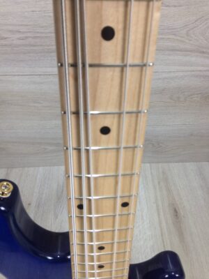 Lakland Skyline 55-02 Deluxe Trans Blue + custodia mono