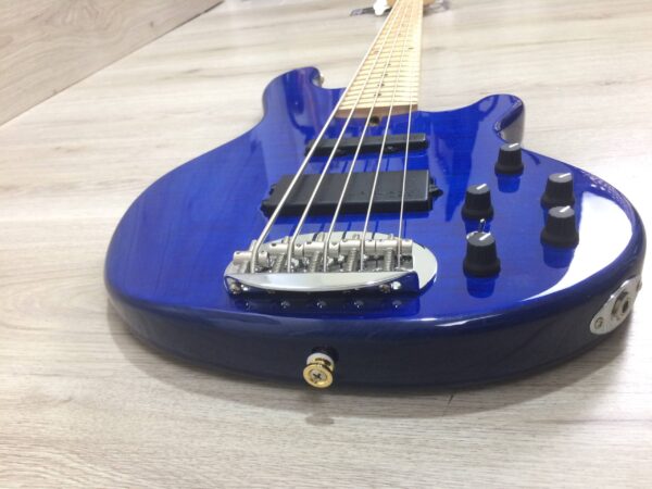 Lakland Skyline 55-02 Deluxe Trans Blue + custodia mono