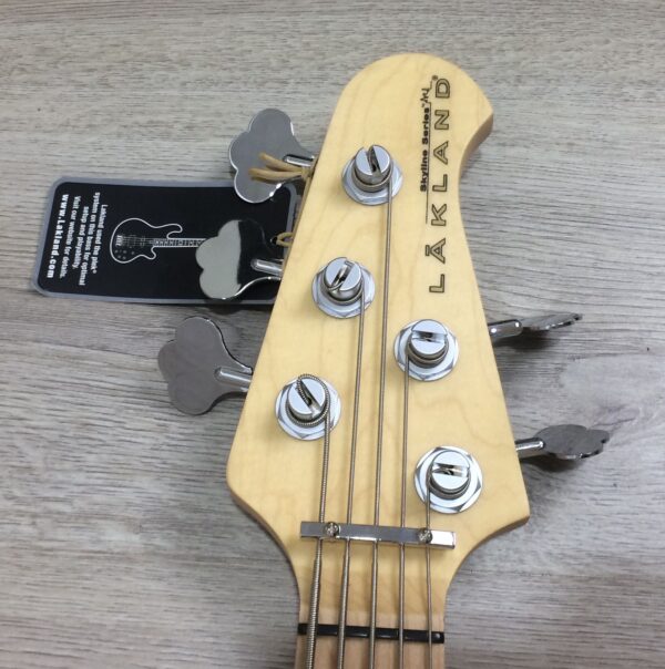 Lakland Skyline 55-02 Deluxe Trans Blue + custodia mono