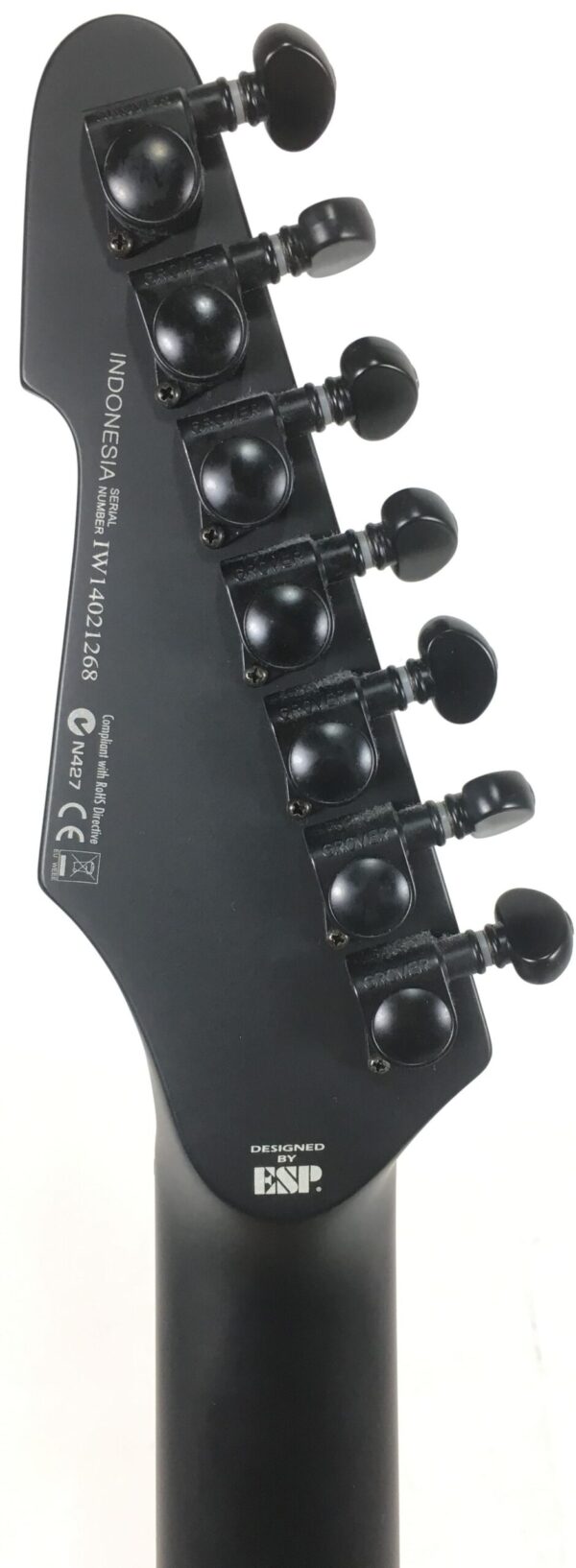 LTD TE-407 Black 7 Corde EMG