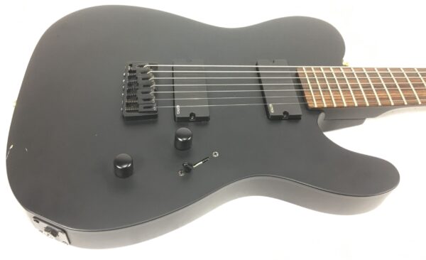 LTD TE-407 Black 7 Corde EMG