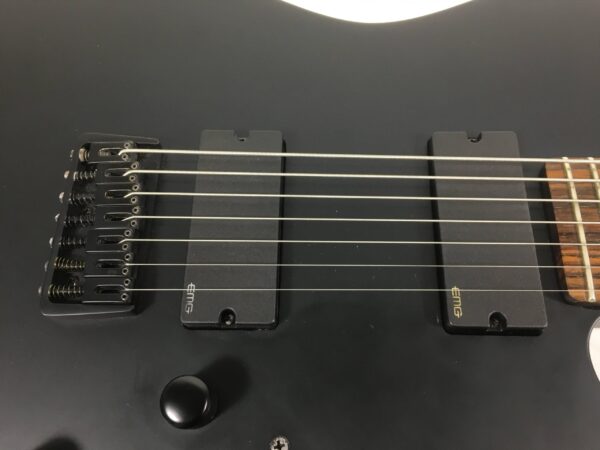 LTD TE-407 Black 7 Corde EMG