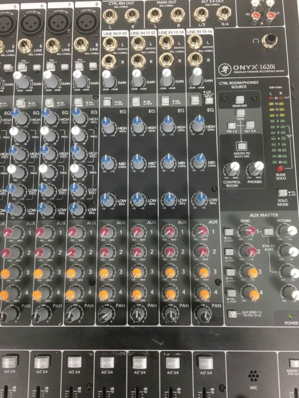 Mackie Onyx 1620i mixer e scheda audio multi canale