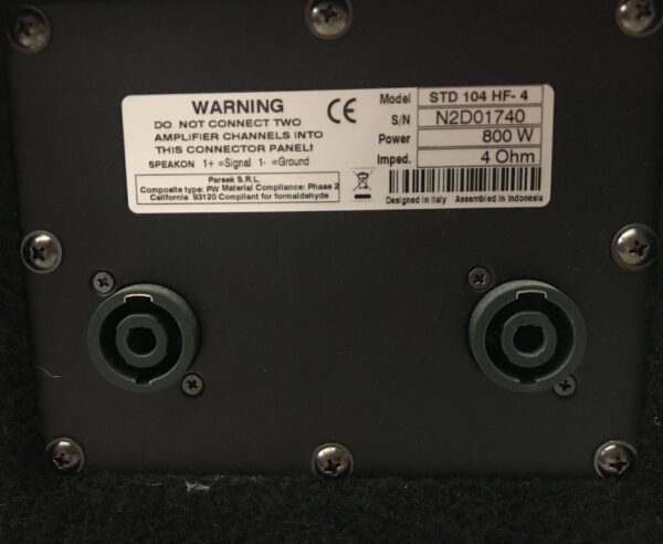 Markbass Standard 104 HF 4 Ohm 800W