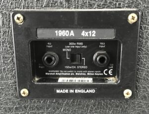 Marshall 1960A 4 X 12 Made in England
