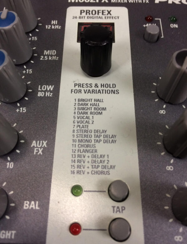 Proel M602FX Compact Mixer