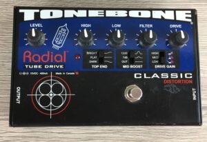Radial Tonebone tube driver classic distortion