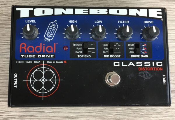 Radial Tonebone tube driver classic distortion