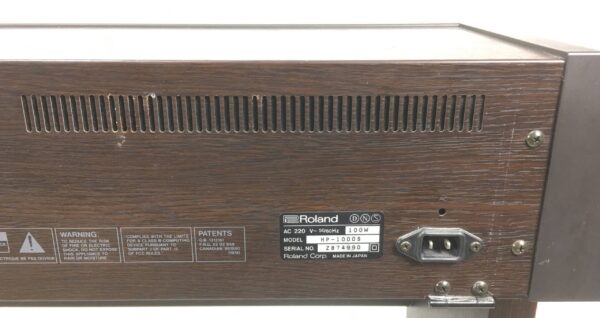 Roland HP 1000S Pianoforte digitale 88 tasti