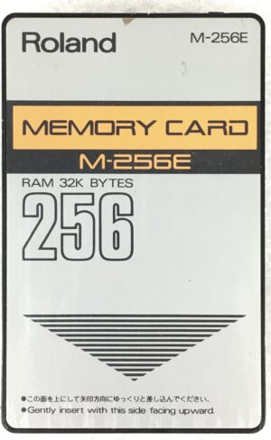 Roland M-256E Memory Card