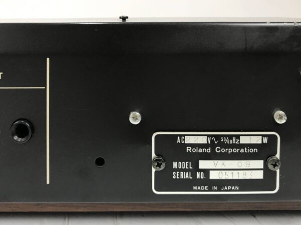 Roland VK-09 Electronic Organ