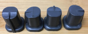 SGM set 4 pezzi Copri potenziometri Grigio scuro per serie STUDIO e Scan Control