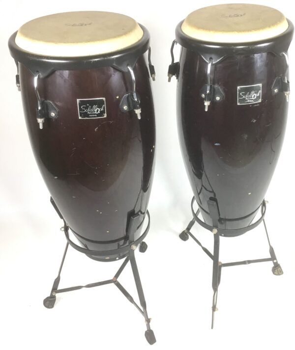 Shallock Percussion Congas Coppia con supporti