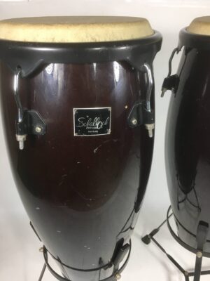 Shallock Percussion Congas Coppia con supporti