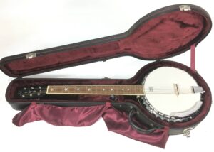 Sx Banijitar Banjo 6 corde con custodia