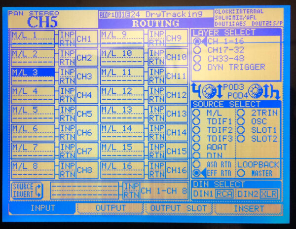 Tascam DM3200 + IF FW MKII