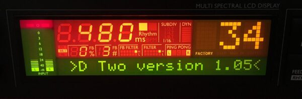 Tc Electronic D-Two Multitap Rythm Delay