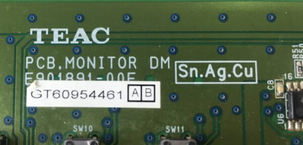 TEAC PCB.MONITOR DM E901891-00E Spare Parts Tascam DM4800