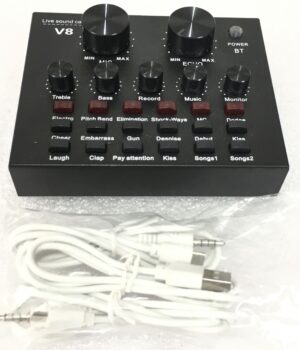 V8 Soundcard scheda audio con effetti