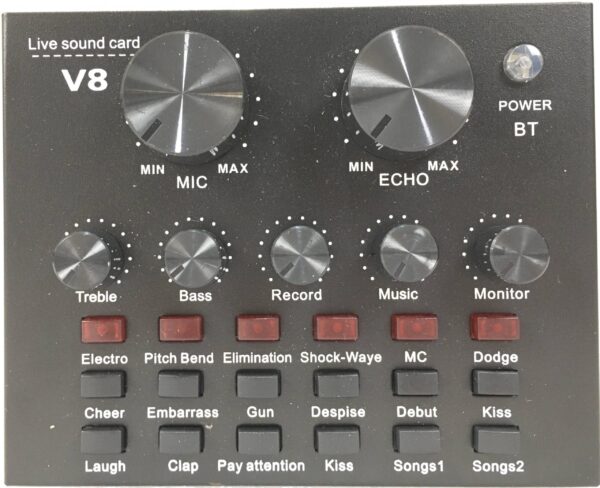 V8 Soundcard scheda audio con effetti