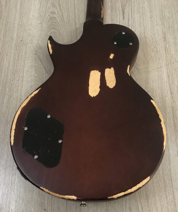 Vintage V100 Icon Distressed Tobacco Sunburst