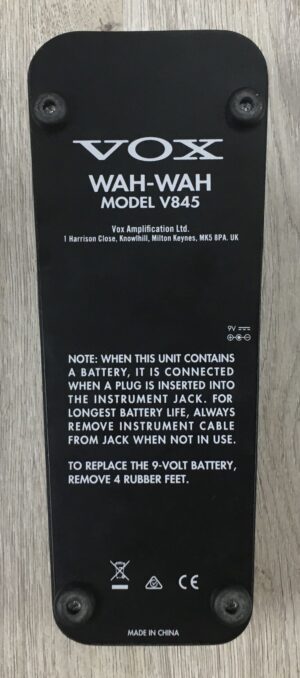 Vox V845 Wah Wah
