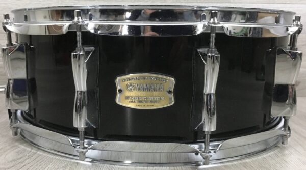 Yamaha Stage Custom All Birch Raven Black  Rullante 14 X 5,5