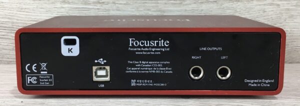Focusrite Scarlett 2i2 2GEN